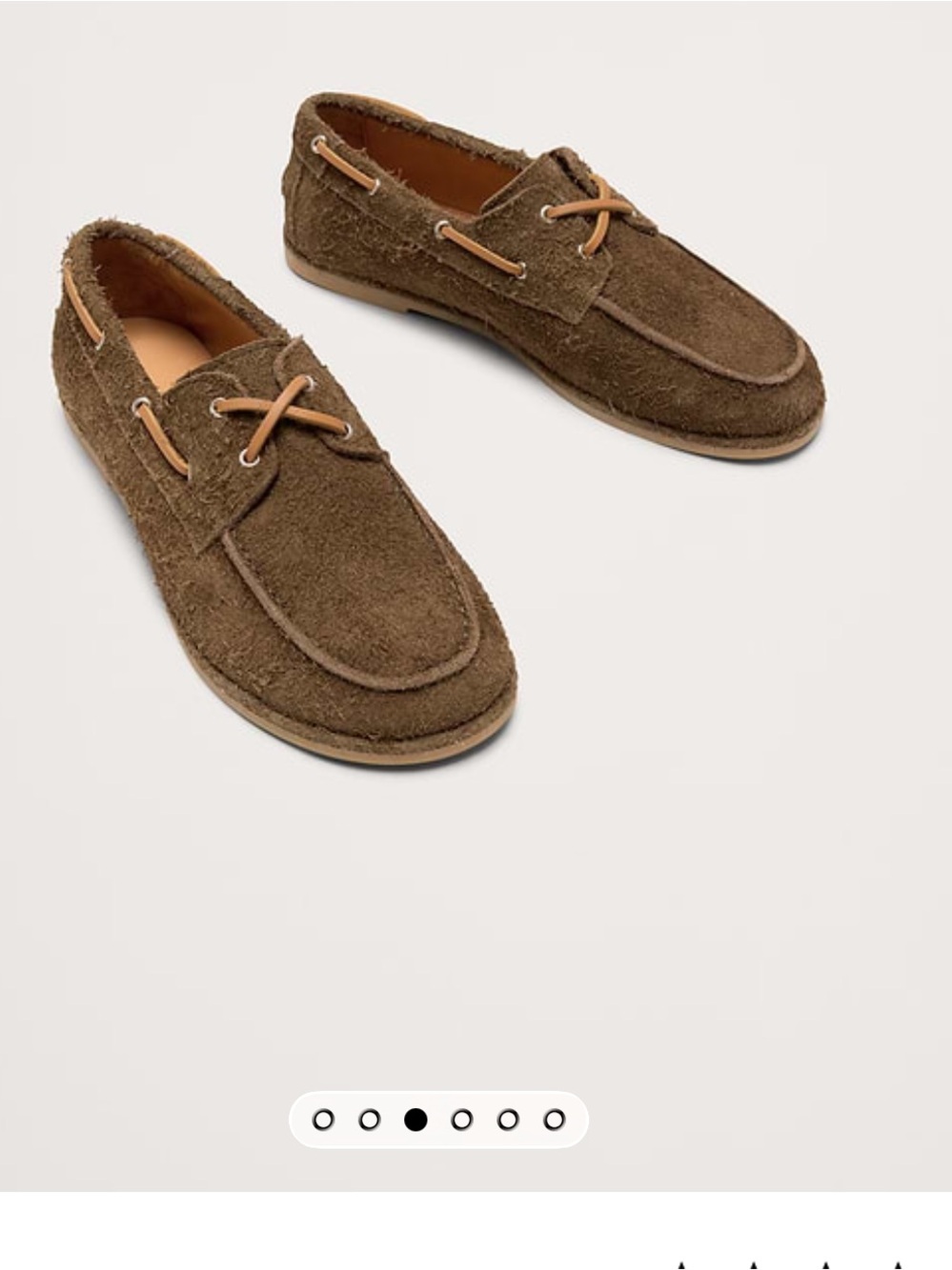 Brown Suede Boat Loafers - fits like 8!